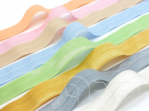 Woven elastic with fold