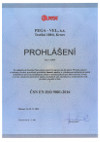 Prohlášení o shodě č.1/2025
