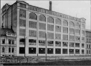 Historical photography of the factory building PEGA-VEL, a.s.