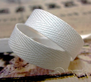 Twilled cotton tape