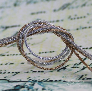 Braided metallic trimming