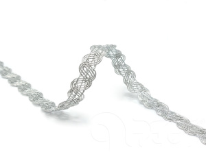 Braided metallic trimming