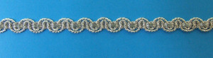 Braided metallic trimming