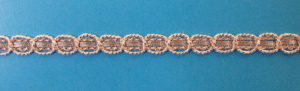 Braided metallic trimming