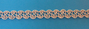 Braided metallic trimming