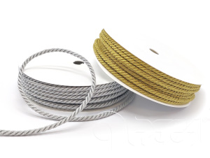 Metallic twisted cord