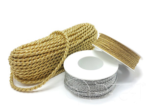 Metallic twisted cord