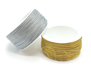 Metallic twisted cord