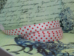 Atlasband mit Aufdruck